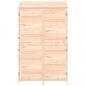 Preview: Geräteschuppen 102x52x174,5 cm Massivholz Tanne