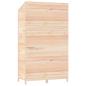 Preview: Geräteschuppen 102x52x174,5 cm Massivholz Tanne