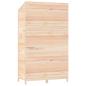 Preview: Geräteschuppen 102x52x174,5 cm Massivholz Tanne