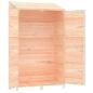 Preview: Geräteschuppen 102x52x174,5 cm Massivholz Tanne