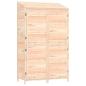 Preview: Geräteschuppen 102x52x174,5 cm Massivholz Tanne