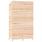 Preview: Geräteschuppen 102x52x174,5 cm Massivholz Tanne
