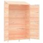 Preview: Geräteschuppen 102x52x174,5 cm Massivholz Tanne