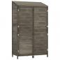 Preview: Geräteschuppen Anthrazit 102x52x174,5 cm Massivholz Tanne