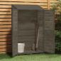 Preview: Geräteschuppen Anthrazit 102x52x174,5 cm Massivholz Tanne