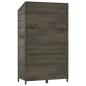 Preview: Geräteschuppen Anthrazit 102x52x174,5 cm Massivholz Tanne