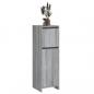 Preview: Badschrank Grau Sonoma 30x30x95 cm Holzwerkstoff