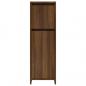 Preview: Badschrank Braun Eichen-Optik 30x30x95 cm Holzwerkstoff