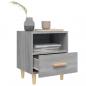 Preview: Nachttische 2 Stk. Grau Sonoma 40x35x47 cm