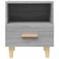 Preview: Nachttische 2 Stk. Grau Sonoma 40x35x47 cm
