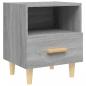 Preview: Nachttische 2 Stk. Grau Sonoma 40x35x47 cm