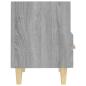 Preview: Nachttisch Grau Sonoma 40x35x47 cm