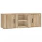 Preview: TV-Schrank Sonoma-Eiche 100x31,5x35 cm Holzwerkstoff
