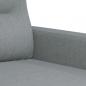Preview: Sofasessel Hellgrau 60 cm Stoff