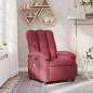 Preview: ARDEBO.de - Massagesessel Weinrot Stoff