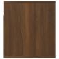 Preview: Wand-Nachttische 2 Stk. Braun Eichen-Optik 50x36x40 cm