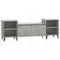 Preview: TV-Schrank Betongrau 160x35x55 cm Holzwerkstoff