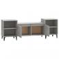 Preview: TV-Schrank Betongrau 160x35x55 cm Holzwerkstoff