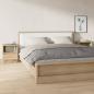 Preview: ARDEBO.de - Nachttische 2 Stk. Sonoma-Eiche 40x35x50 cm