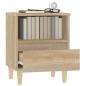 Preview: Nachttische 2 Stk. Sonoma-Eiche 40x35x50 cm