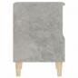 Preview: Nachttische 2 Stk. Betongrau 40x35x50 cm