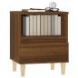 Preview: Nachttische 2 Stk. Braun Eichen-Optik 40x35x50 cm