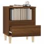 Preview: Nachttische 2 Stk. Braun Eichen-Optik 40x35x50 cm
