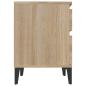 Preview: Nachttisch Sonoma-Eiche 40x35x50 cm