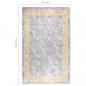 Preview: Teppich Waschbar 80x150 cm Grau Rutschfest