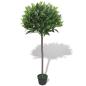 Preview: Künstlicher Lorbeerbaum mit Topf 125 cm Grün