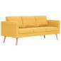 Preview: 3-Sitzer-Sofa Stoff Gelb