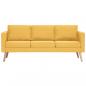 Preview: 3-Sitzer-Sofa Stoff Gelb