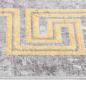Preview: Teppich Waschbar Grau 160x230 cm Rutschfest
