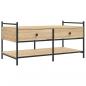 Preview: Couchtisch Sonoma-Eiche 99x50x50 cm Holzwerkstoff