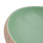 Preview: Aufsatzwaschbecken Grün und Braun Oval 59x40x15 cm Keramik