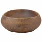 Preview: Aufsatzwaschbecken Braun Oval 59x40x15 cm Keramik