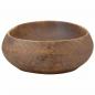 Preview: Aufsatzwaschbecken Braun Oval 59x40x15 cm Keramik