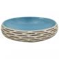 Preview: Aufsatzwaschbecken Mehrfarbig Oval 59x40x15 cm Keramik