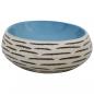 Preview: Aufsatzwaschbecken Mehrfarbig Oval 59x40x15 cm Keramik