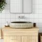 Preview: ARDEBO.de - Aufsatzwaschbecken Mehrfarbig Oval 59x40x15 cm Keramik