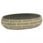 Preview: Aufsatzwaschbecken Mehrfarbig Oval 59x40x15 cm Keramik