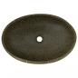 Preview: Aufsatzwaschbecken Mehrfarbig Oval 59x40x15 cm Keramik