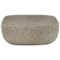 Preview: Aufsatzwaschbecken Grau Rechteckig 48x37,5x13,5 cm Keramik