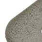 Preview: Aufsatzwaschbecken Grau Rechteckig 48x37,5x13,5 cm Keramik