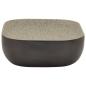 Preview: Aufsatzwaschbecken Grau Schwarz Rechteck 48x37,5x13,5cm Keramik
