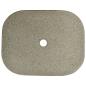 Preview: Aufsatzwaschbecken Grau Schwarz Rechteck 48x37,5x13,5cm Keramik