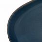 Preview: Aufsatzwaschbecken Braun und Blau Oval 59x40x14 cm Keramik