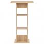 Preview: Bartisch Eichenbraun 60x60x110 cm