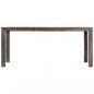Preview: Esstisch Grau 180 x 90 x 76 cm Massivholz