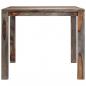 Preview: Esstisch Grau 180 x 90 x 76 cm Massivholz